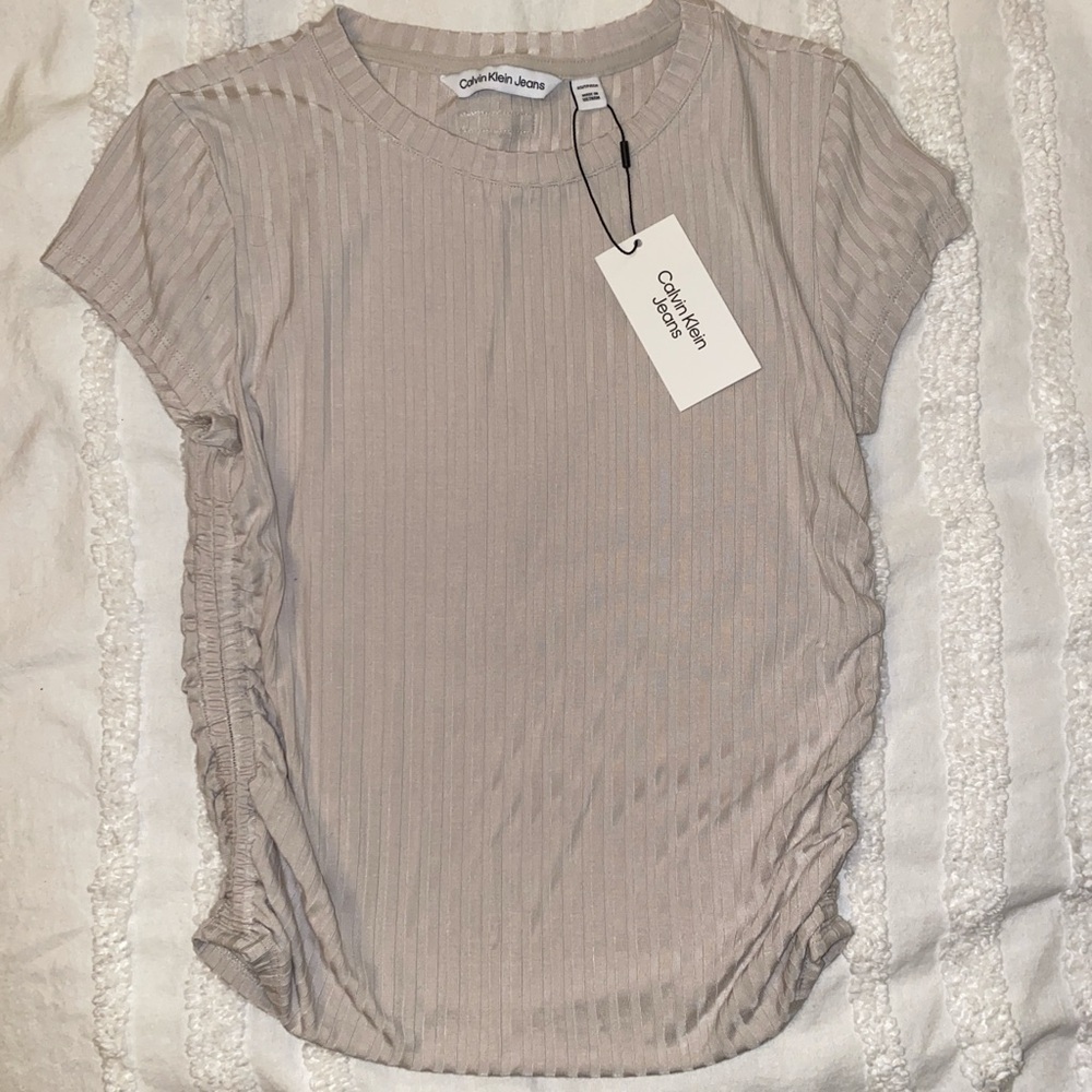 Calvin Klein Ribbed Top - Picture 2 of 7